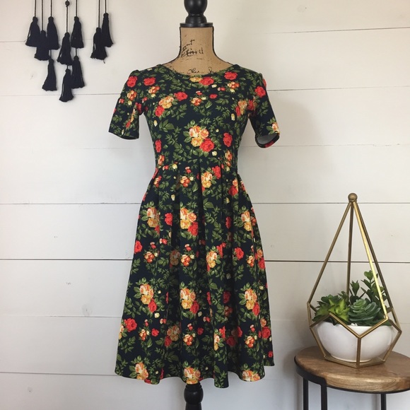 Lularoe Amelia Dress Size Small 